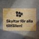 Plywoodskylt Större